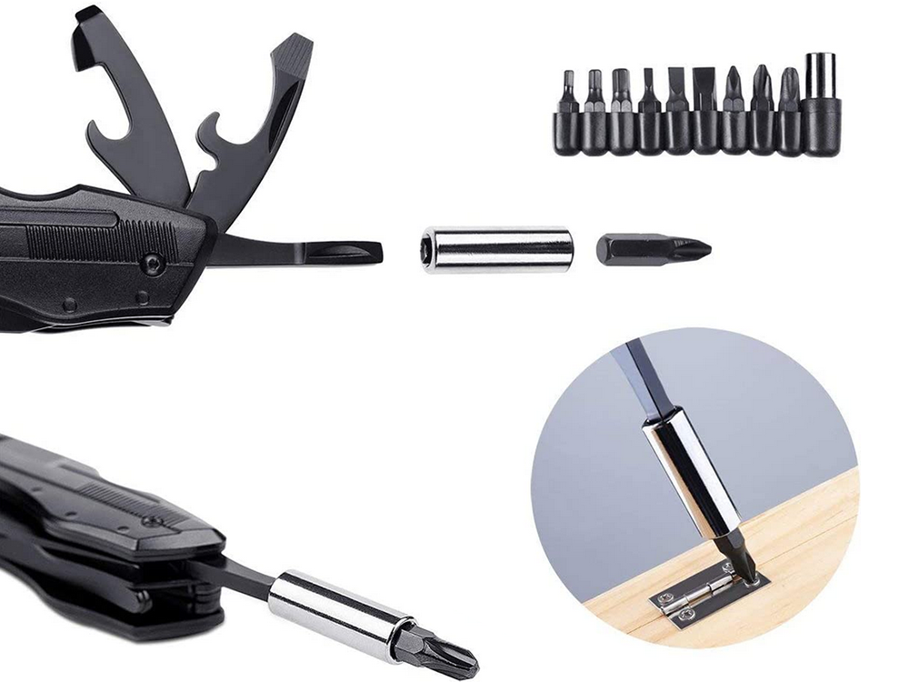 Multifunctional Foldable Tool Tourism Picnic Pocket Knife Pliers, 21in1