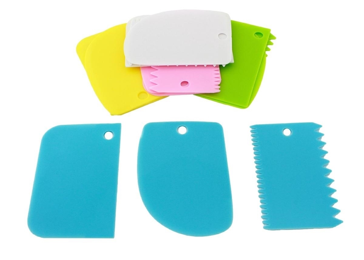 Pastry Spatula Set for Cake Decorating, 3 pcs, Blue