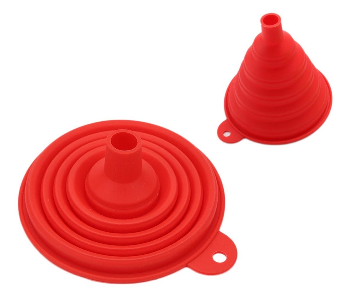 Складная силиконовая воронка, диаметр 1см, Разные цвета | Silicone...