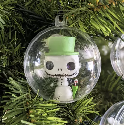 Tree Decoration Christmas Toys Acrylic Baubles, 12 pcs.