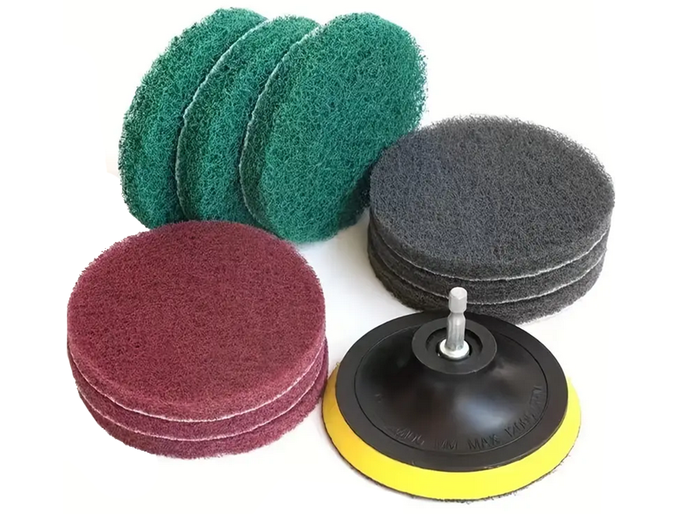 23-Piece Polishing and Cleaning Sponge and Brush Set for Drill