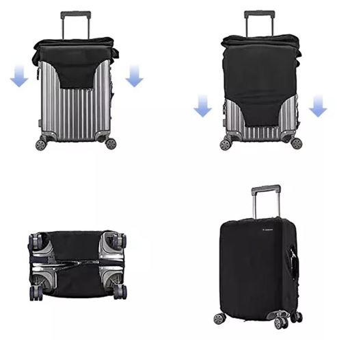 Trizand Suitcase Cover Size L, Black