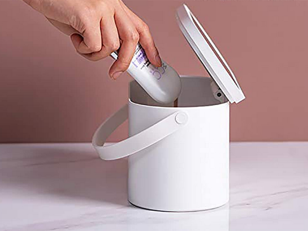 Meikapa Kosmētikas Organaizers ar Spoguli un LED Gaismu, Balts | Makeup Case Organaizer with LED Mirror