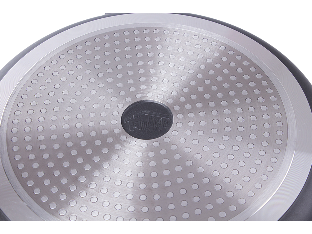 Large Frying Pan with Non-Stick Coating, 28cm, Black