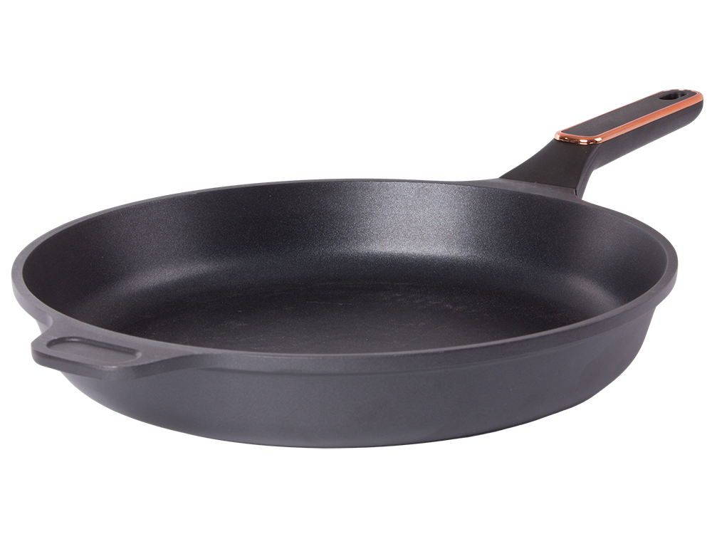 Large Frying Pan with Non-Stick Coating, 28cm, Black