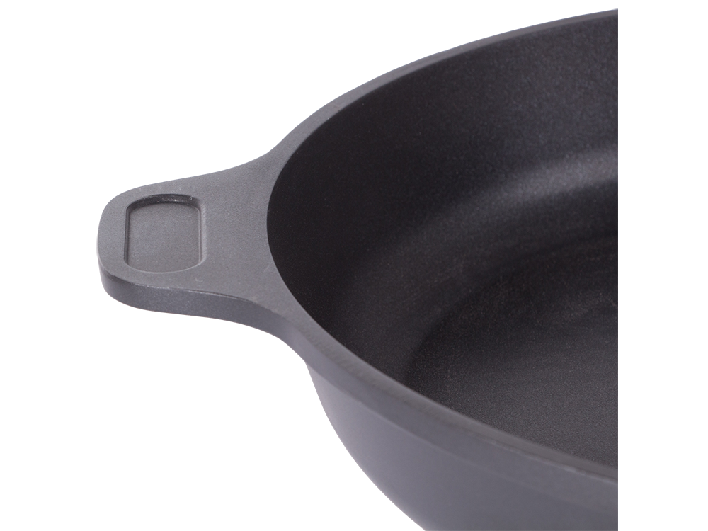 Large Frying Pan with Non-Stick Coating, 28cm, Black