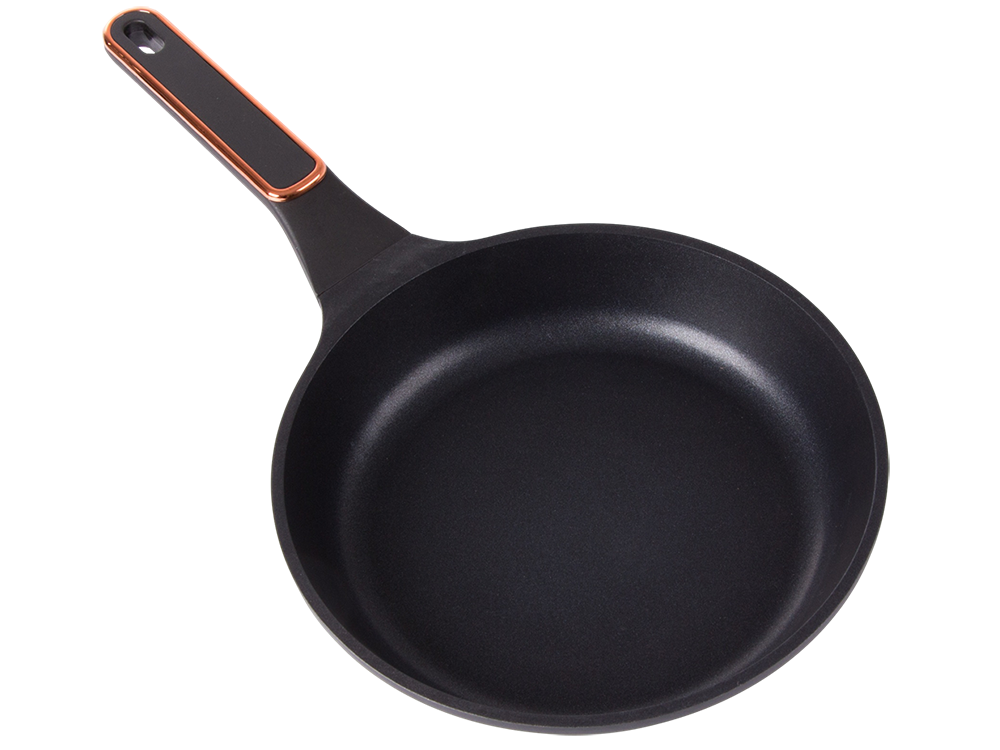Non-Stick Frying Pan, Induction & Gas Compatible, 24cm, Black