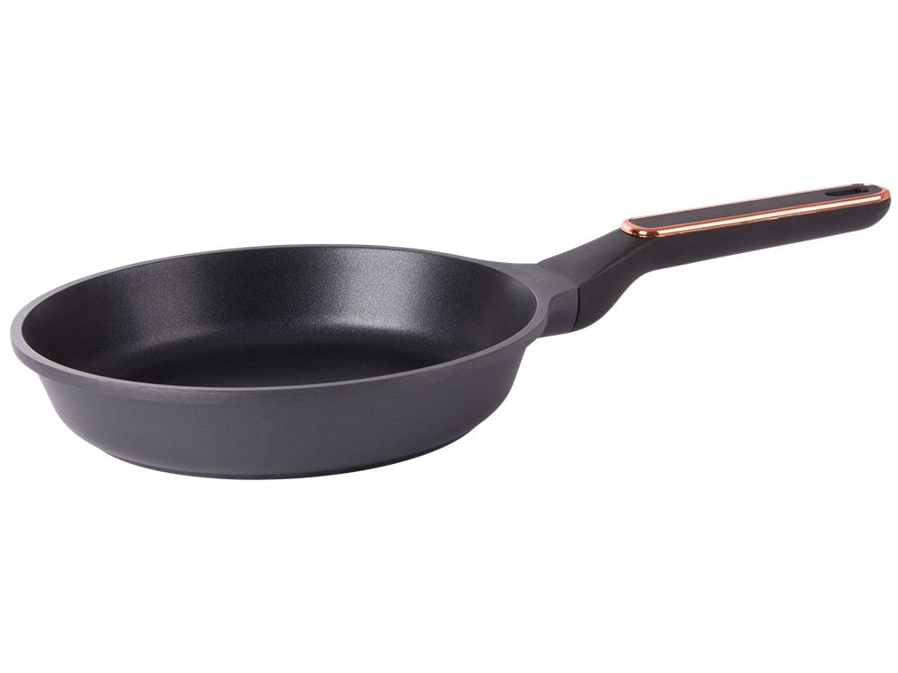 Non-Stick Frying Pan, Induction & Gas Compatible, 24cm, Black