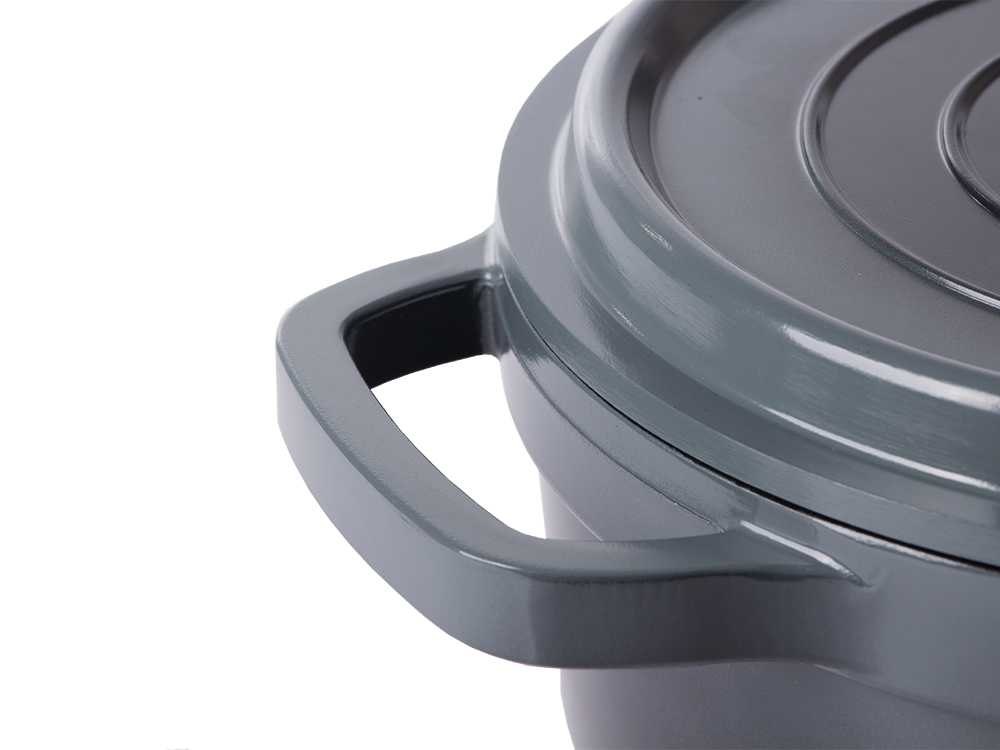 Aluminum Pot with Lid and Non-Stick Coating 2.2L, Grey