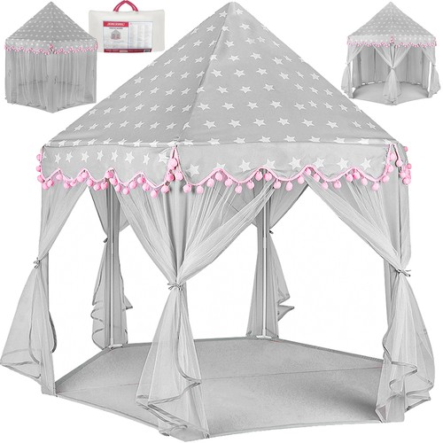 Bērnu Spēļu Telts Kruzzel 23476, Pelēk-Rozā | Children Play Tent