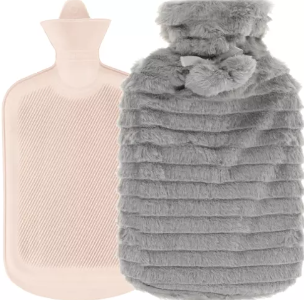 Ruhhy Резиновая Грелка Термофор с Чехлом, 2Л | Rubber Hot Water Bottle Heating Pad
