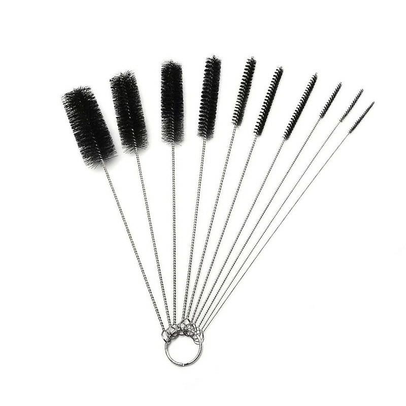 Cleaning Brush Set for Coffee Machines and Straws, 10 pcs.