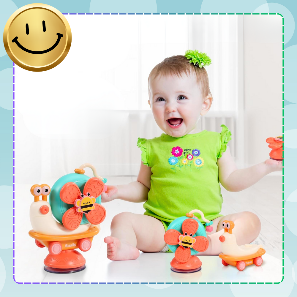 Interactive Sensory Educational Toy \"Snail\"