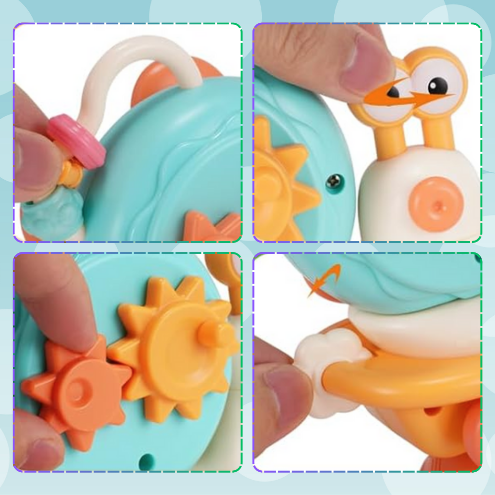 Interactive Sensory Educational Toy \"Snail\"