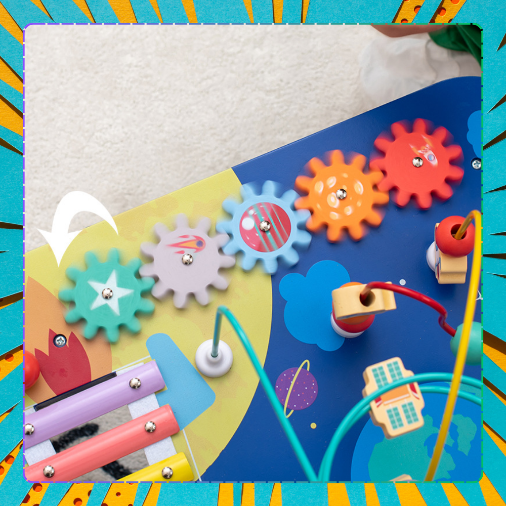 Musical Interactive Wooden Sensory Table Board for Kids