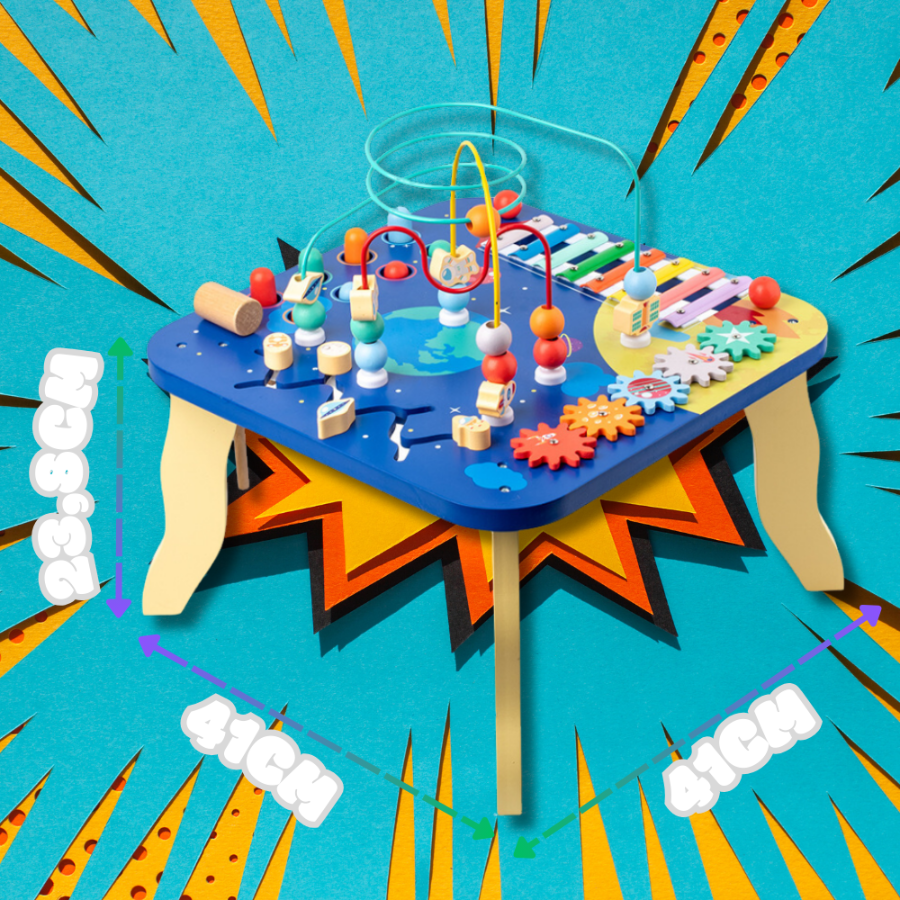 Musical Interactive Wooden Sensory Table Board for Kids