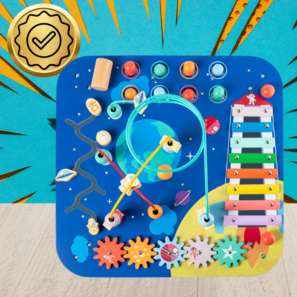 Musical Interactive Wooden Sensory Table Board for Kids