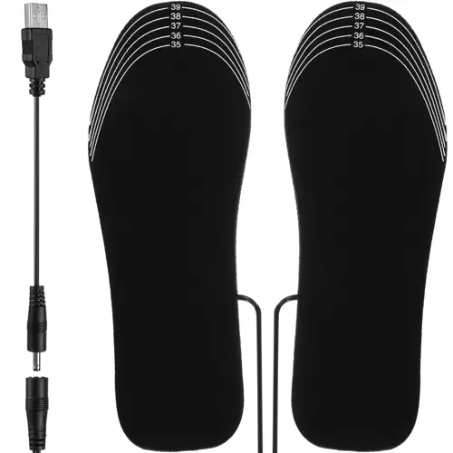 Apsildāmas Sildošās Apavu Zolītes, Kāju Sildītājs ar USB, Izmērs 35-40, 2 gab. | Heated Foot Warmer, Thermal Insoles for Shoes