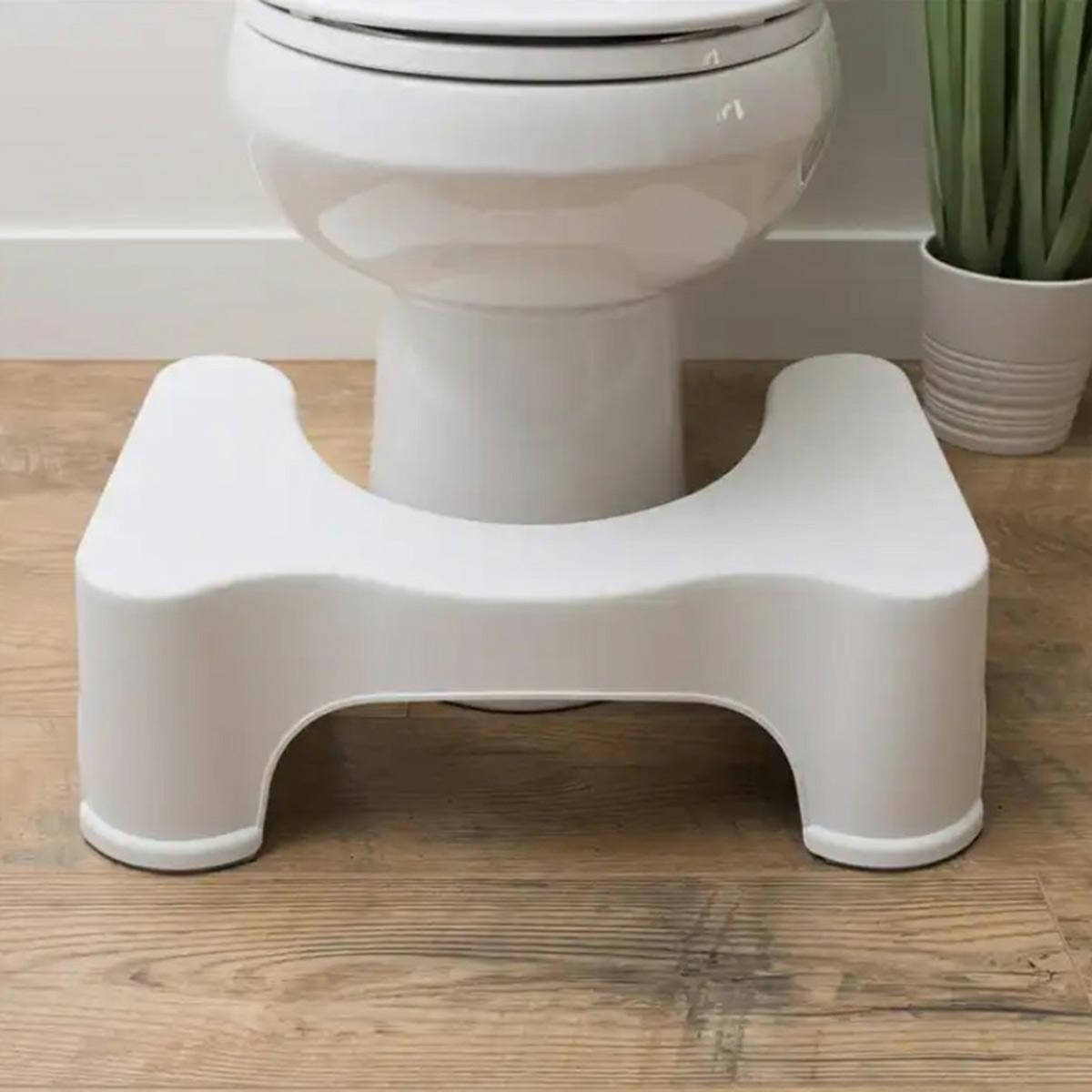 Step Platform Footrest for Toilet for Bathroom, 42x27x17 cm