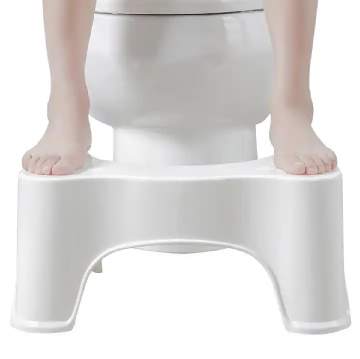 Step Platform Footrest for Toilet for Bathroom, 42x27x17 cm