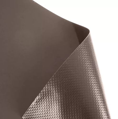 Lente (lamiles) pītajiem un paneļu žogiem, Privātuma ekrāns balkonam un terasei - 19cm x 35m, Brūns | PVC Privacy...