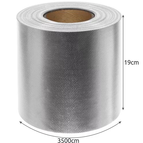 Gardlov Fence Tape 19cm x 35m 630g/m2 with Clips, Grey