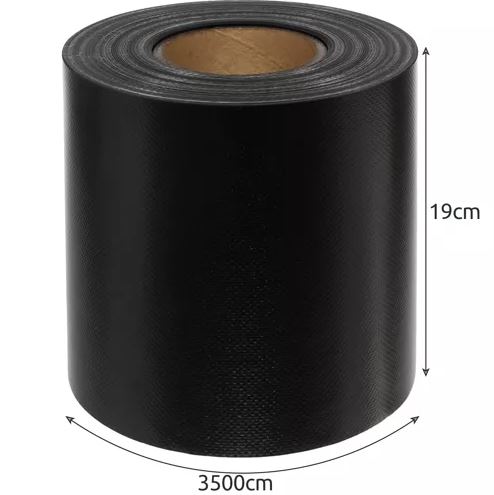 PVC Privacy Screen Strip for Balcony Terrace Garden Fence - 19cm x 35m, Anthracite