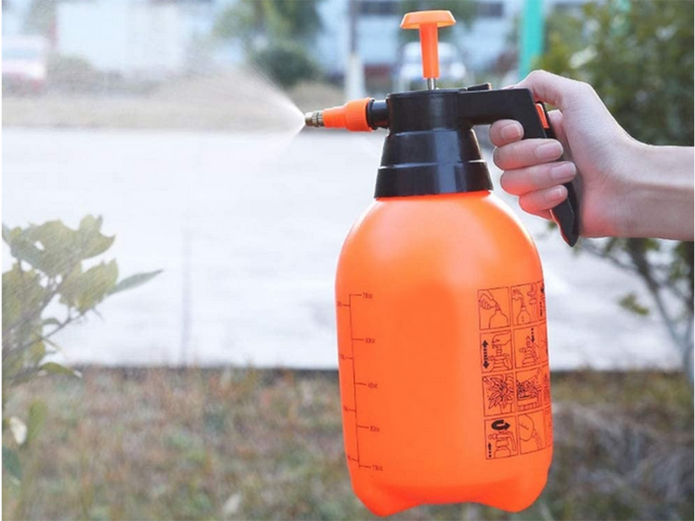 Spiediena smidzinātājs augiem, 2L, oranžs