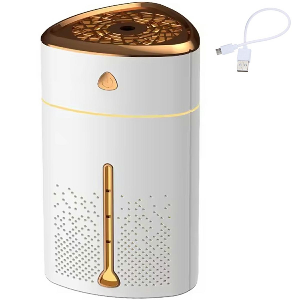 Electric Ultrasonic Air Humidifier / Diffuser / Aromatherapy 1000 ml, Beige