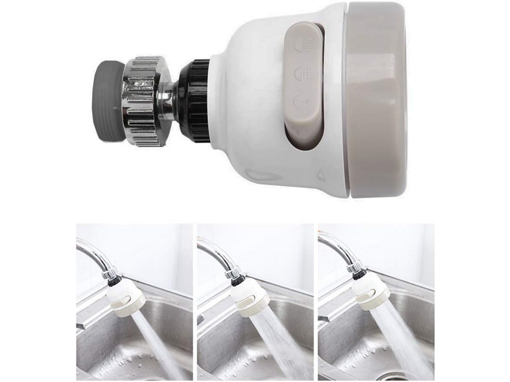 3-in-1 Kitchen Faucet Aerator Water Saver, Cream