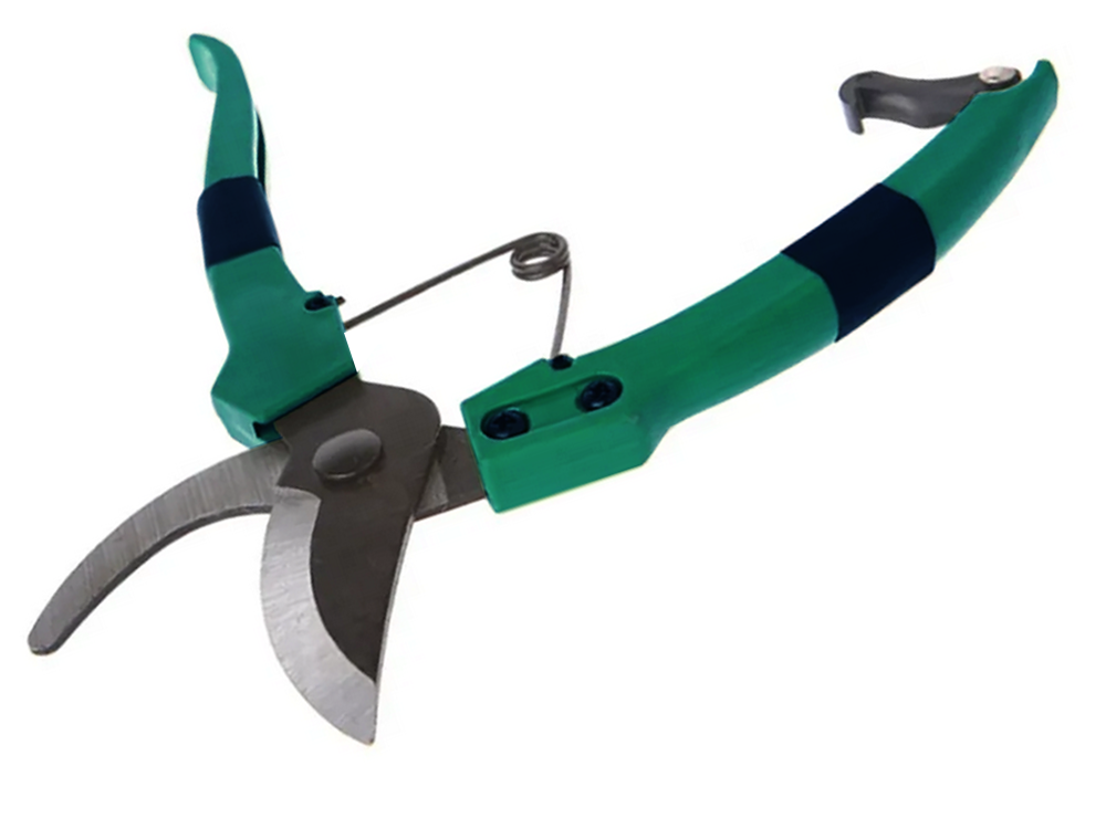 Garden pruner for grafting trees and shrubs green, 18x11 cm