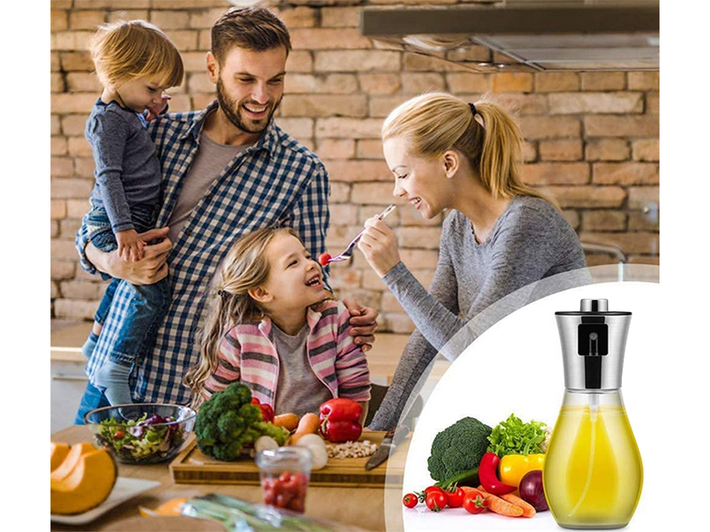 Oil Vinegar Sauce Sprayer Dispenser Bottle Container, 16 cm
