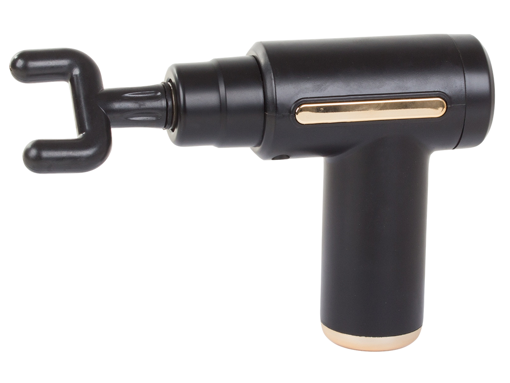 Relaxing Muscle Massager Gun with 4 Nozzles Wireless Massage Device, Black