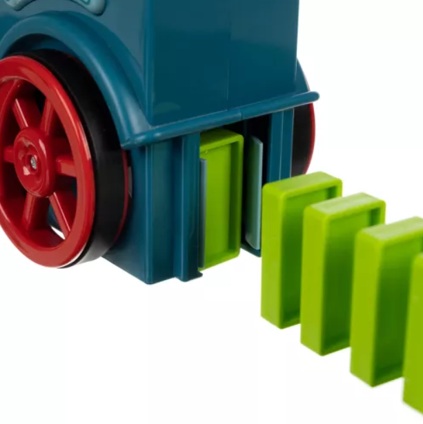 Domino train with 60 dice