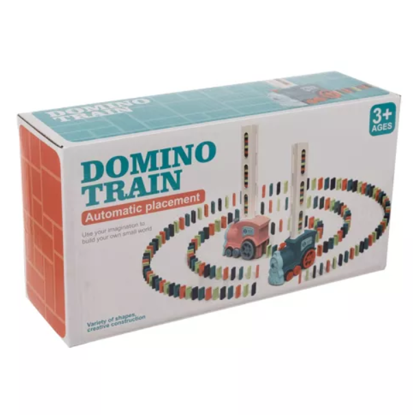 Domino train with 60 dice
