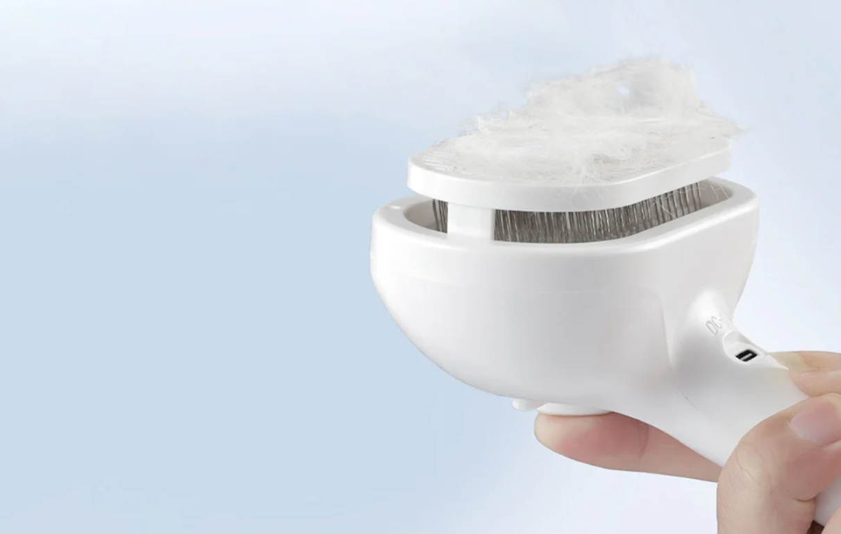 Rojeco RZS-01 Pet Steam Brush, White