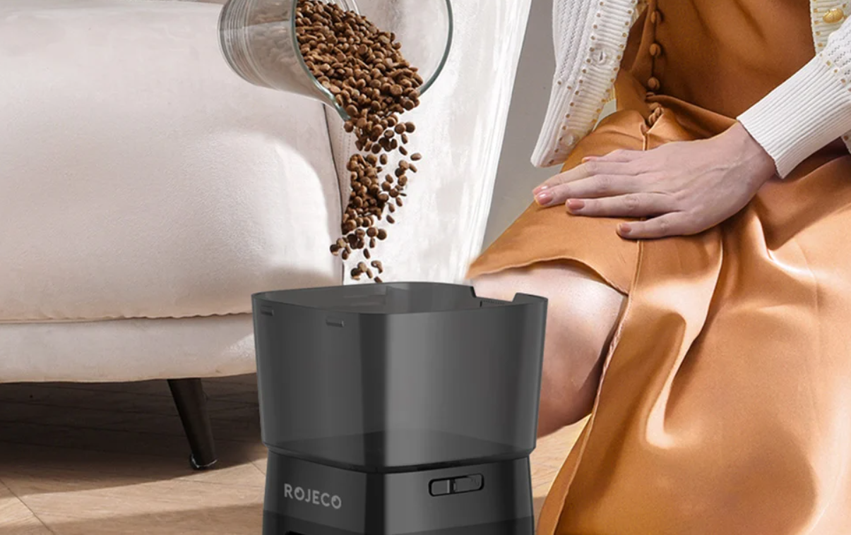 Rojeco 2L Smart Pet Feeder WiFi (Black)