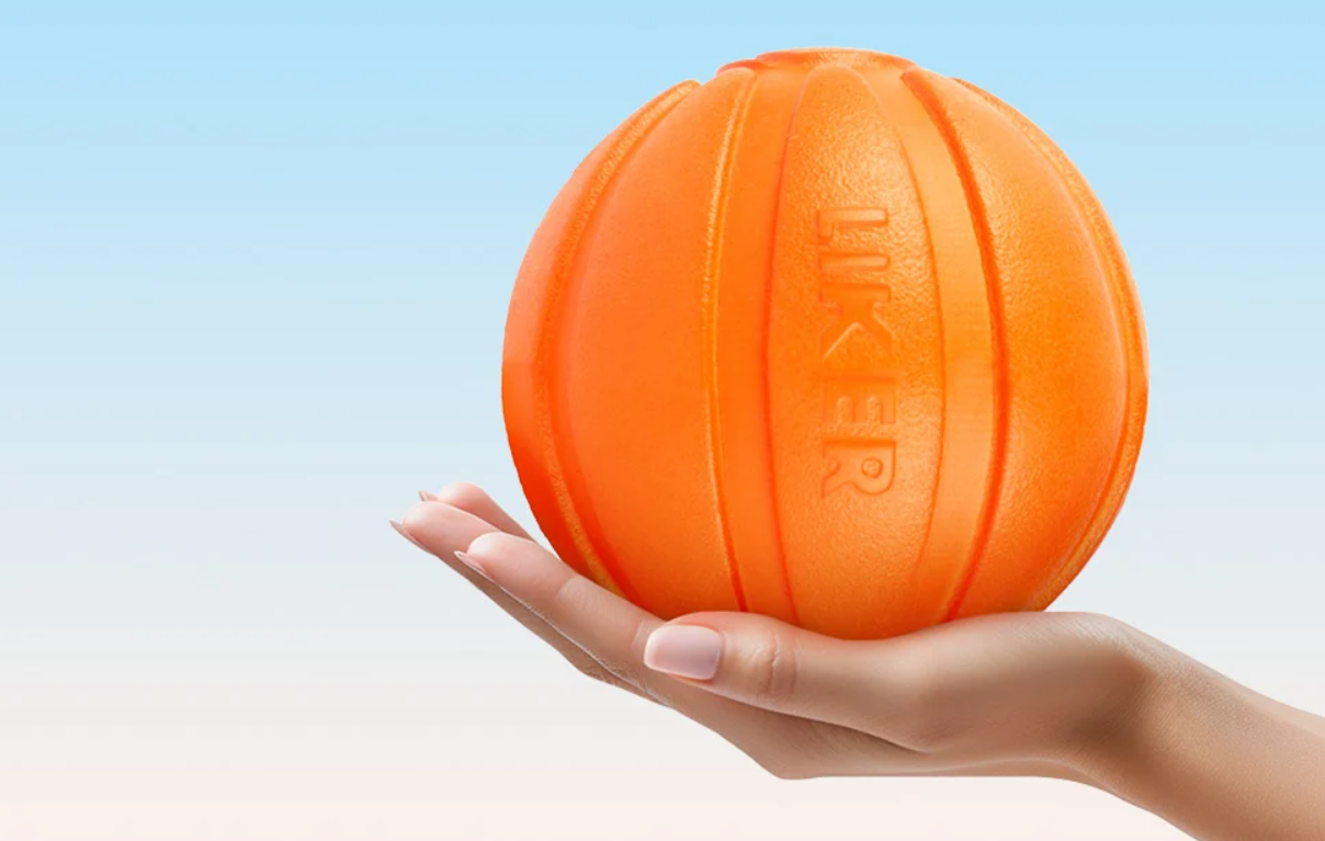 Gumijas Bumbiņa Interaktīva Košļājamā Rotaļlieta Suņiem, Liker 11 Waudog | Rubber Ball Interactive Chew Toy for...