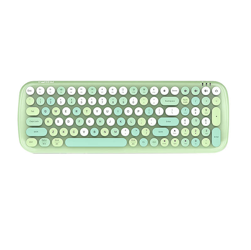 MOFII Candy BT Bezvadu mehāniskā tastatūra klaviatūra ar apgaismojumu Bluetooth/USB, zils | Wireless Mechanical...