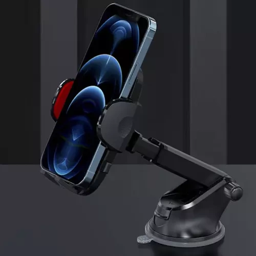 Automātiskais automašīnas turētājs Gravity Car Mount, 4-7 collas, melns | Automatic Car Holder Gravity Car Mount