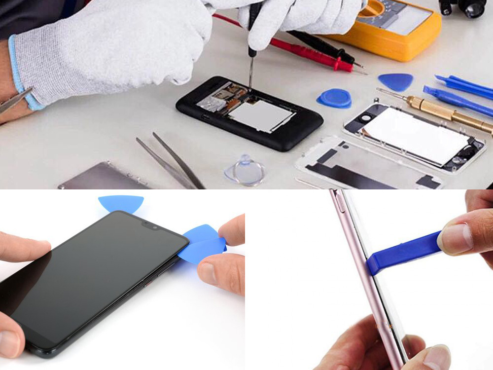 Instrumentu skrūvgriežu komplekts telefonu, planšetdatoru utt. remontam, 9 gab. | Screwdriver Set for Phone Tablet... (1)