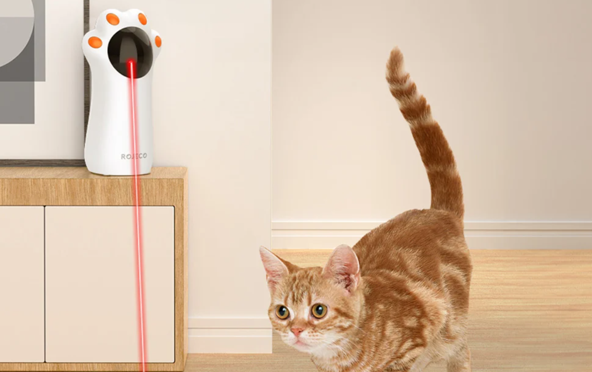 Rojeco Lāzera Punkta Rotaļlieta Spēle Mājdzivniekam | Laser Pointer Play Toy (2)