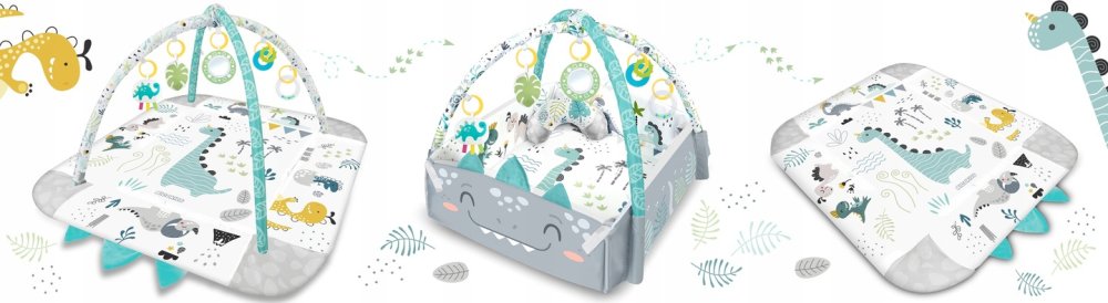 Bērnu Mazuļu Attīstošs Paklājs Matracis Manēža Sausais Baseins Nessi Ricokids | Multifunctional Baby Educational... (3)