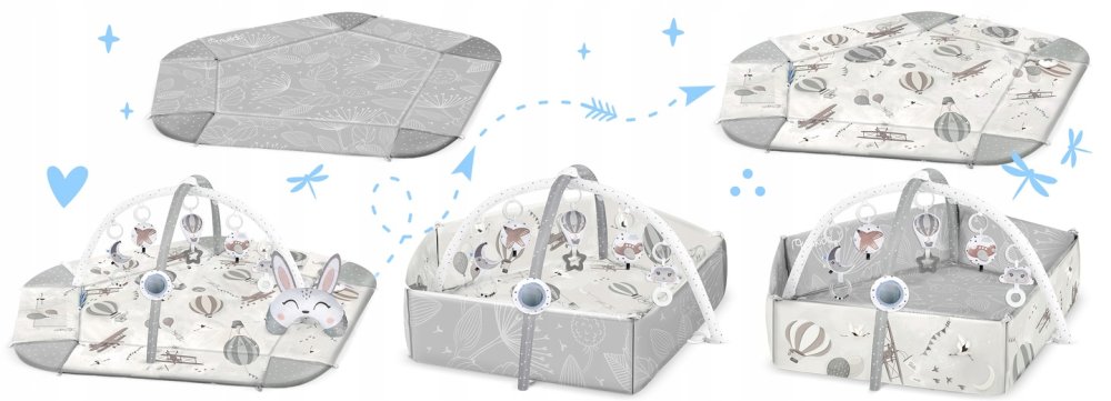 Bērnu izglītojošs interaktīvs paklājs Nukido Balloons | Kids Educational Interactive Mat (5)