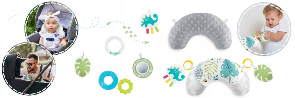 Bērnu Mazuļu Attīstošs Paklājs Matracis Manēža Sausais Baseins Nessi Ricokids | Multifunctional Baby Educational... (12)