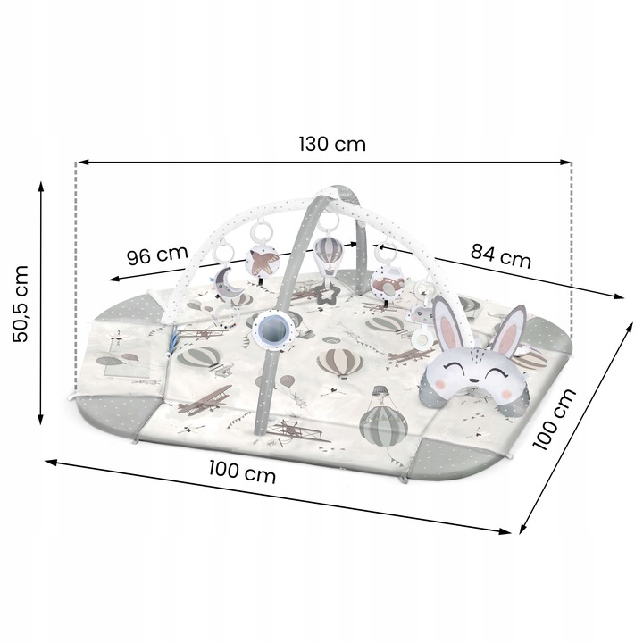 Bērnu izglītojošs interaktīvs paklājs Nukido Balloons | Kids Educational Interactive Mat (0)