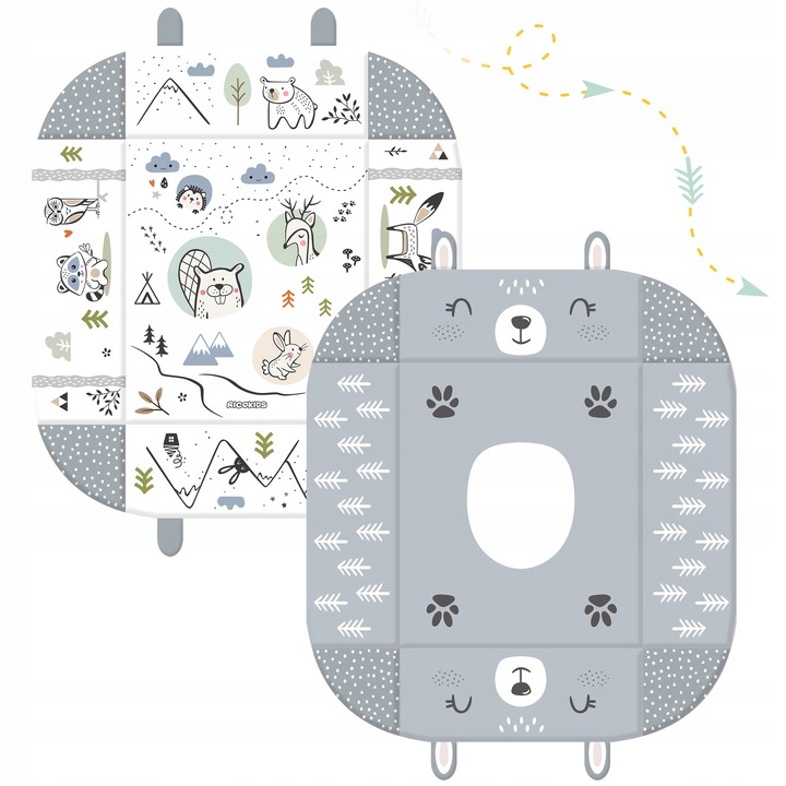 Ricokids 3in1 Bērnu Interaktīvs Paklājs 110x100cm, Zaķis | Kids Interactive Mat (1)