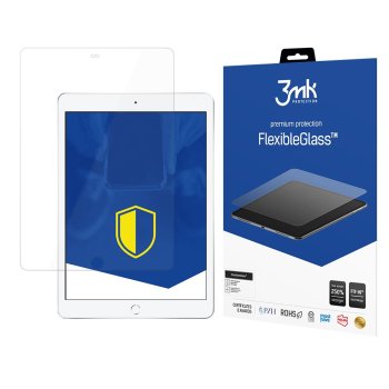 Apple iPad 7 10.2" Pretmikrobu Hibrīda Lokāms Aizsargstikls uz Visu Ekrānu 11'' | 3MK Flexible Glass Tempered Screen...