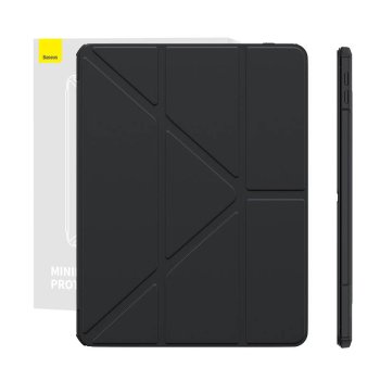 Apple iPad 10.2" 2019 / 2020 / 2021 Baseus Minimalist Tablet Cover Case, Black | Planšetes Vāciņš Maciņš Apvalks...