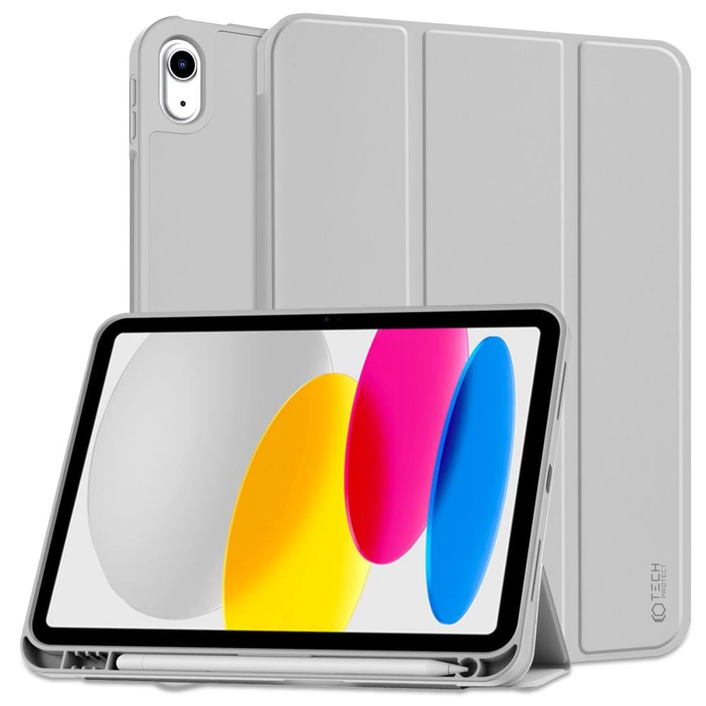 Apple iPad (2022) 10.9" (A2757 A2696) 10 gen. Tech-Protect SC Pen Protective Cover Case, Gray | Planšetes Vāciņš...